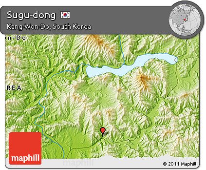 Physical 3D Map of Sugu-dong
