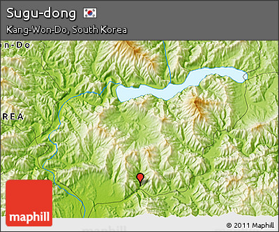 Physical 3D Map of Sugu-dong