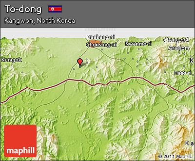 Physical 3D Map of To-dong