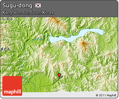 Physical 3D Map of Sugu-dong