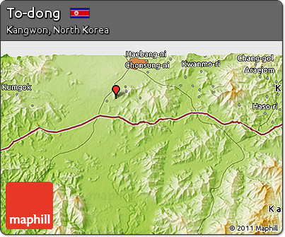 Physical 3D Map of To-dong