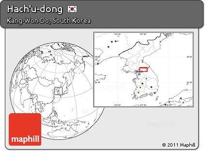Blank Location Map of Hach'u-dong