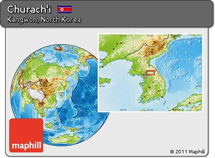 Physical Location Map of Churach'i