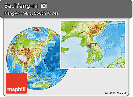 Physical Location Map of Sach'ang-ni