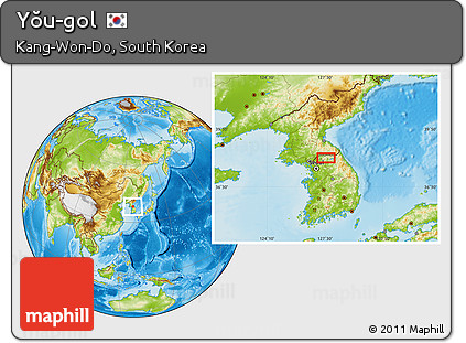 Physical Location Map of Yŏu-gol