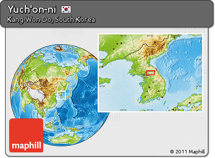 Physical Location Map of Yuch'on-ni