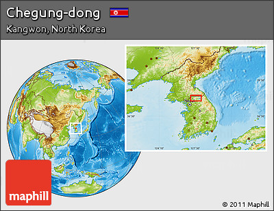 Physical Location Map of Chegung-dong