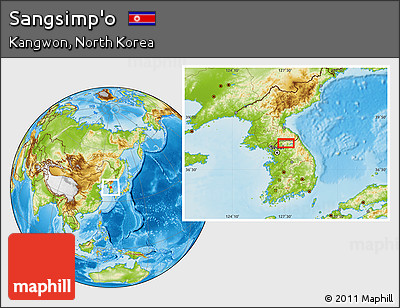 Physical Location Map of Sangsimp'o