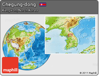 Physical Location Map of Chegung-dong