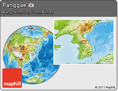 Physical Location Map of Panggae