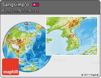 Physical Location Map of Sangsimp'o