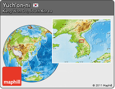 Physical Location Map of Yuch'on-ni