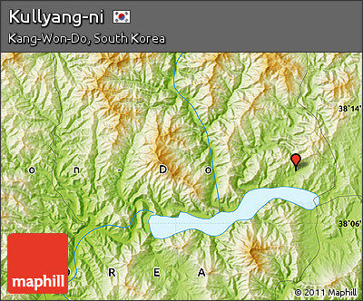 Physical Map of Kullyang-ni