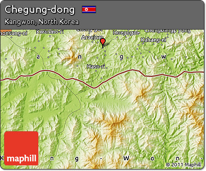 Physical Map of Chegung-dong