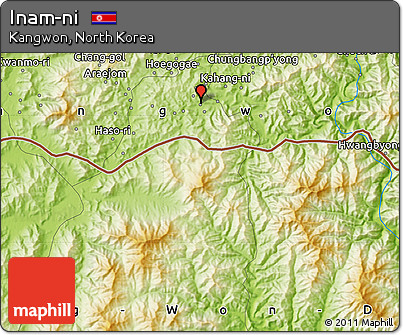 Physical Map of Inam-ni