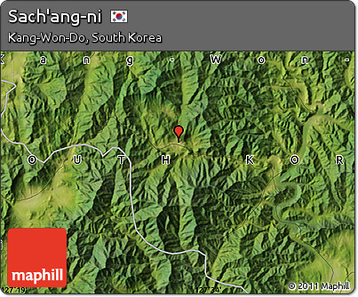 Satellite Map of Sach'ang-ni