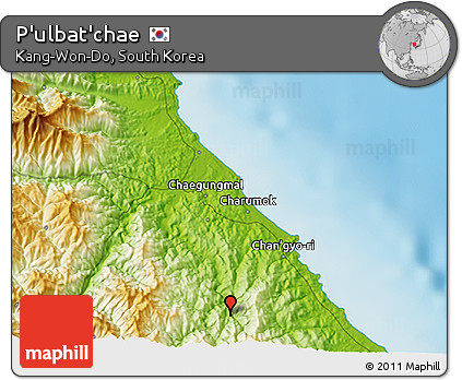 Physical 3D Map of P'ulbat'chae