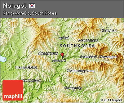 Physical 3D Map of Non-gol