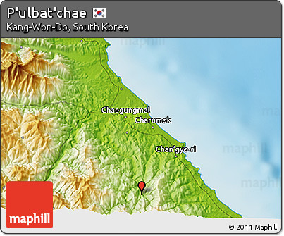 Physical 3D Map of P'ulbat'chae