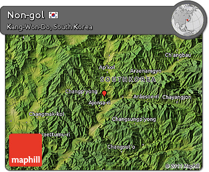 Satellite 3D Map of Non-gol