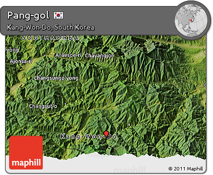 Satellite 3D Map of Pang-gol