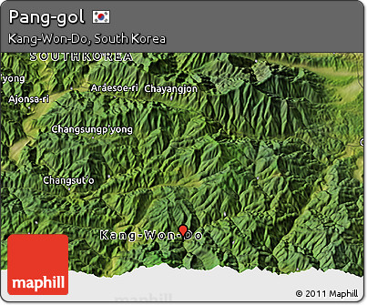 Satellite 3D Map of Pang-gol