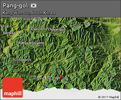 Satellite 3D Map of Pang-gol