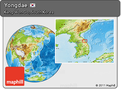 Physical Location Map of Yongdae