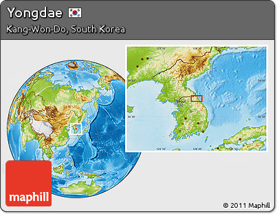 Physical Location Map of Yongdae