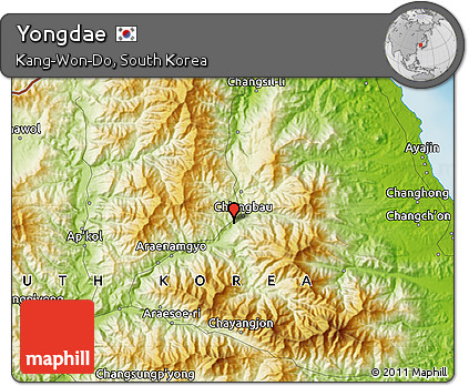 Physical Map of Yongdae