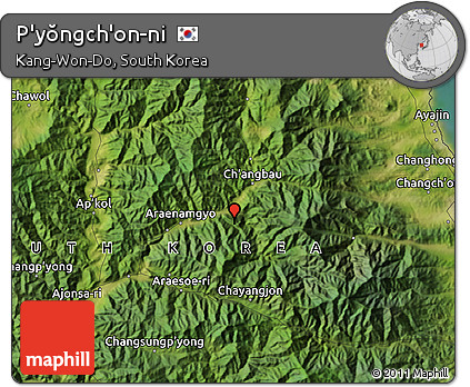 Satellite Map of P'yŏngch'on-ni