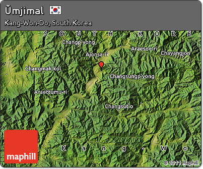 Satellite Map of Ŭmjimal