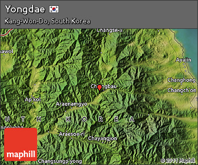 Satellite Map of Yongdae