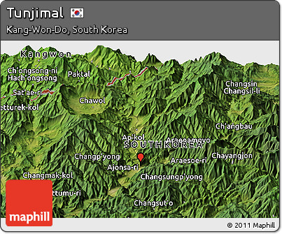Satellite Panoramic Map of Tunjimal