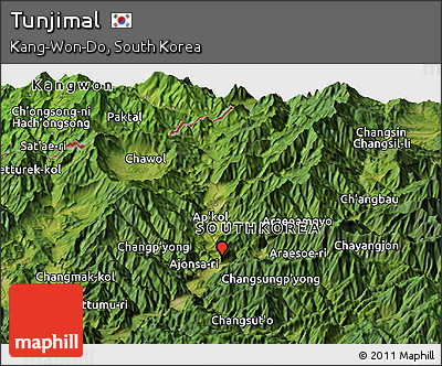 Satellite Panoramic Map of Tunjimal