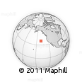 Outline Map of the Area around 38° 9' 19" N, 139° 19' 29" W, rectangular outline
