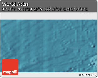 Satellite 3D Map of the Area around 38° 9' 19" N, 145° 25' 30" E