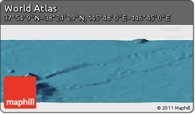 Satellite Panoramic Map of the Area around 38° 9' 19" N, 146° 16' 30" E