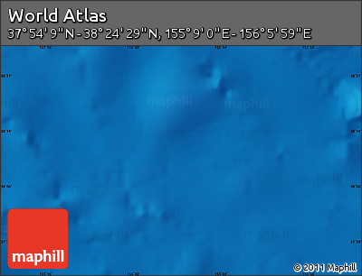 Physical Map of the Area around 38° 9' 19" N, 155° 37' 30" E