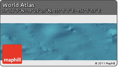 Satellite Panoramic Map of the Area around 38° 9' 19" N, 155° 37' 30" E
