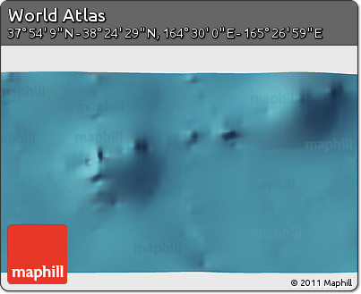 Satellite 3D Map of the Area around 38° 9' 19" N, 164° 58' 29" E