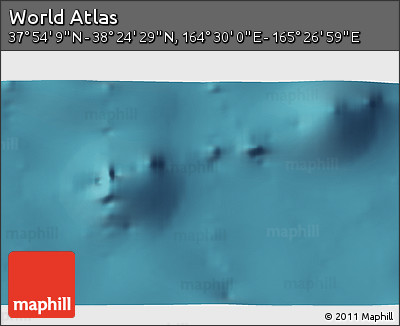 Satellite 3D Map of the Area around 38° 9' 19" N, 164° 58' 29" E