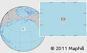 Gray Location Map of the area around 38° 9' 19" N, 172° 28' 29" W