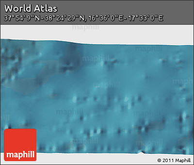 Satellite 3D Map of the Area around 38° 9' 19" N, 17° 4' 30" E