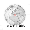 Outline Map of the Area around 38° 9' 19" N, 18° 46' 29" E, rectangular outline