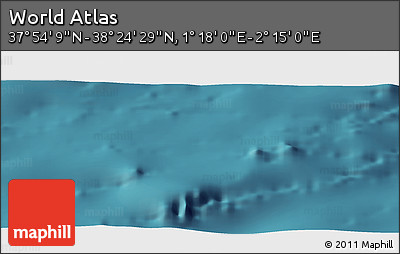 Satellite Panoramic Map of the Area around 38° 9' 19" N, 1° 46' 29" E