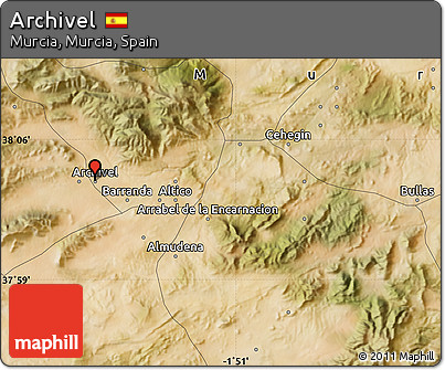 Satellite Map of Archivel
