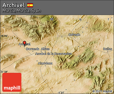 Satellite Map of Archivel