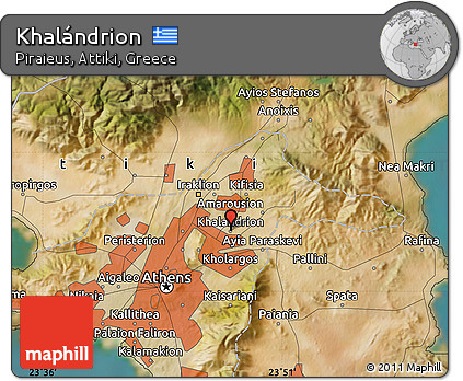 Satellite Map of Khalándrion