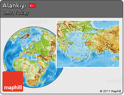 Physical Location Map of Alankıyı